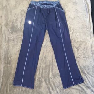 Scrubstar Women’s Blue Flare Bottom Scrub Pants Size Medium